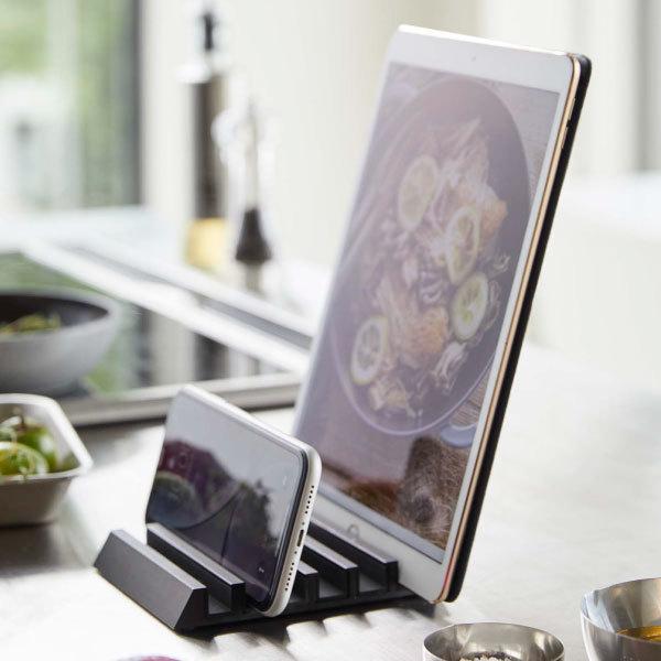 tower タブレットスタンド スマホスタンド タブレット収納 卓上 アルミ