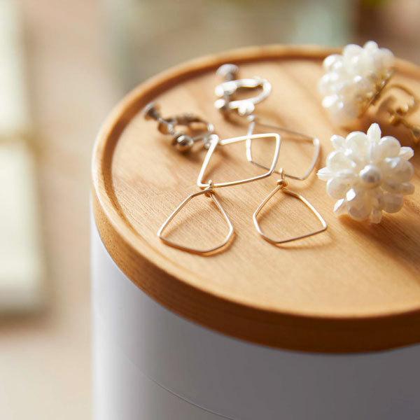 tosca（山崎実業） アクセサリートレイ 小物収納ケース 天然木製