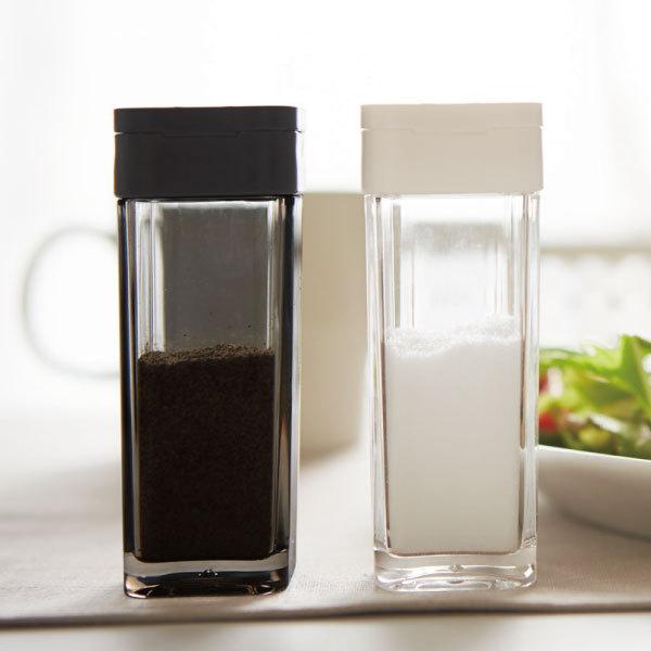 tower 調味料入れ おしゃれ 調味料ケース 塩コショウ入れ 保存容器