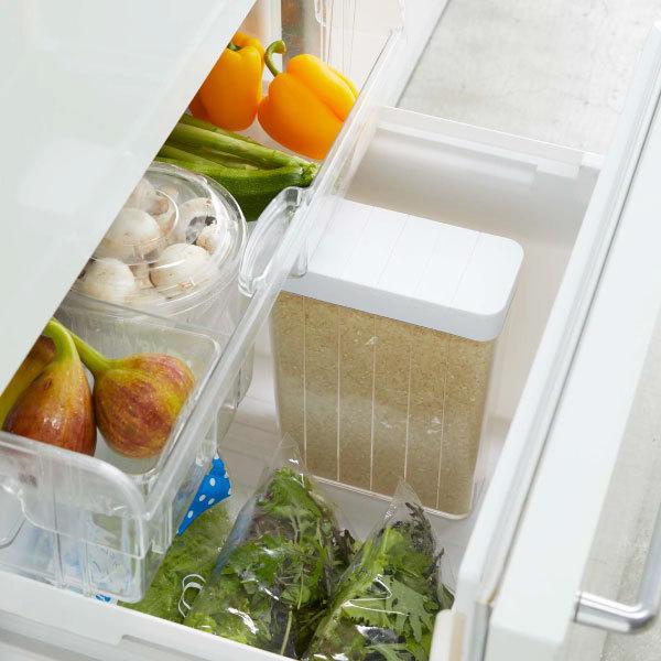 tower 米びつ 米櫃 こめびつ スリム 野菜室 冷蔵庫 保存容器 おしゃれ