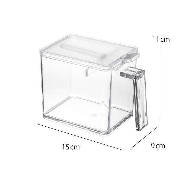 tower 調味料入れ おしゃれ 砂糖 塩 小麦粉 スプーンセット 保存容器