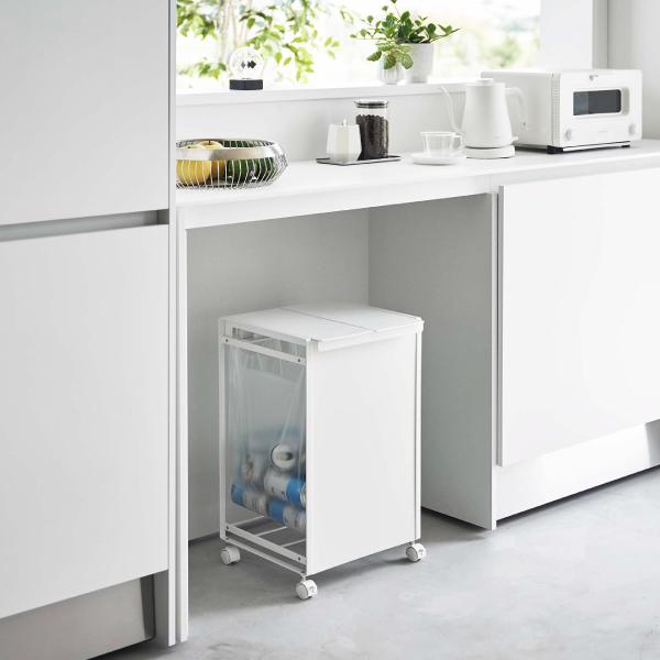 tower ゴミ箱 おしゃれ レジ袋 分別 ダストボックス フタ付き