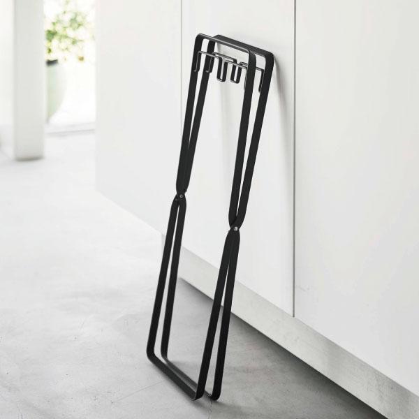 ゴミ箱 おしゃれ 30リットル 分別 折り畳み フレーム タワーシリーズ 公式 ダストボックス 山崎実業 レジ袋2連＆30Lゴミ袋スタンド タワー tower | tower | 16