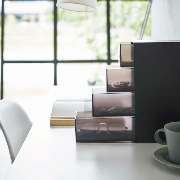 tower アクセサリーケース おしゃれ スリム 卓上 小物入れ