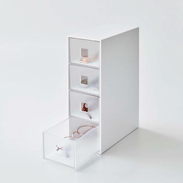 tower アクセサリーケース おしゃれ スリム 卓上 小物入れ