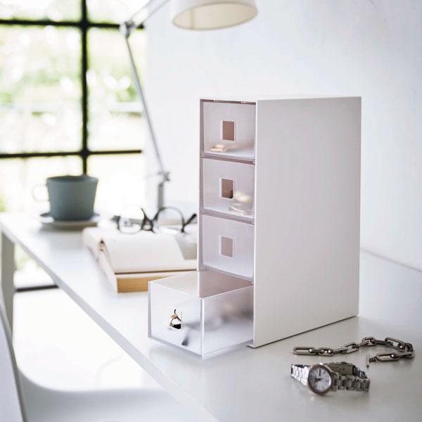 tower アクセサリーケース おしゃれ スリム 卓上 小物入れ