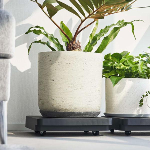 tower 台車 おしゃれ キャスター付き 平台車 鉢置き 室内用 観葉植物