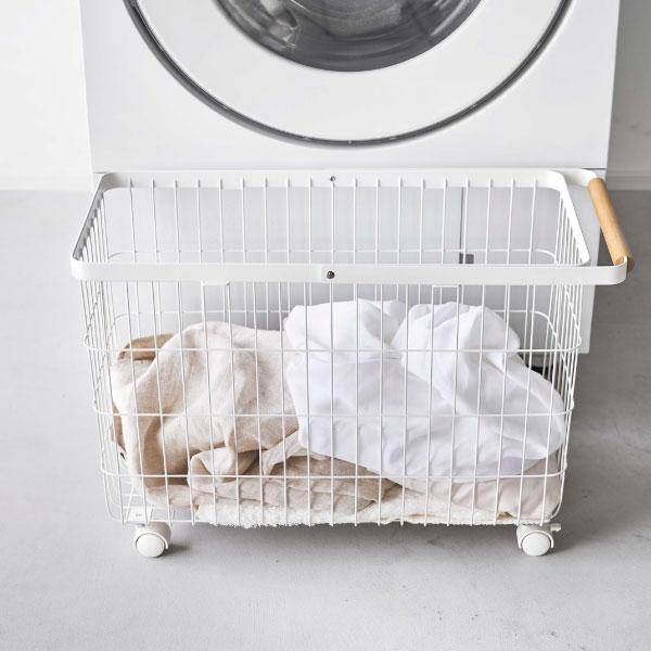 tosca（山崎実業） ランドリーバスケット おしゃれ スリム 25cm