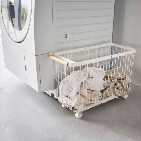 tosca（山崎実業） ランドリーバスケット おしゃれ スリム 25cm