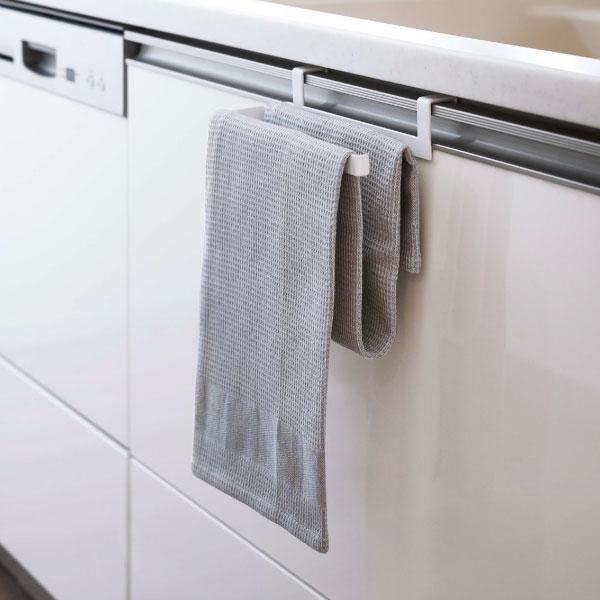 tower タオルハンガー おしゃれ 壁付け 洗面所 タオル掛け 壁傷付け