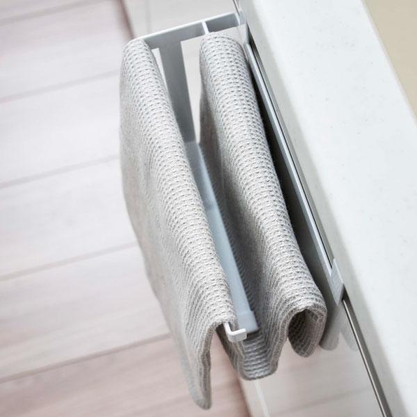 tower タオルハンガー おしゃれ 壁付け 洗面所 タオル掛け 壁傷付け