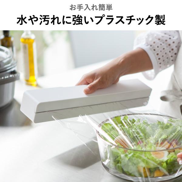 貼って収納マグネット付きラップケース　おまけ付　サランラップ　他　４点以上　⑦? tower ラップケース おしゃれ マグネット付き 15cm対応 ラップ入れ