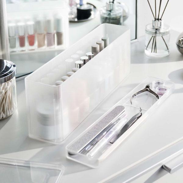 メイク、ネイルアート収納ボックスセット tower コスメボックス 大容量 おしゃれ マニキュア ネイルケア 収納