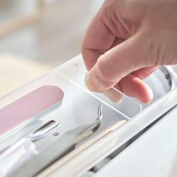 山崎実業 コスメボックス 大容量 おしゃれ 収納ボックス マニキュア