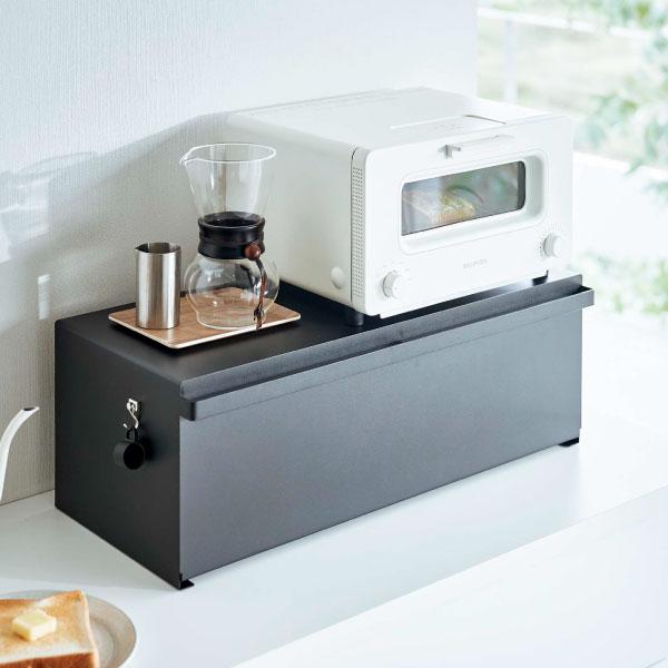 tower パンケース おしゃれ カウンター上 収納ボックス 食パン 調味料