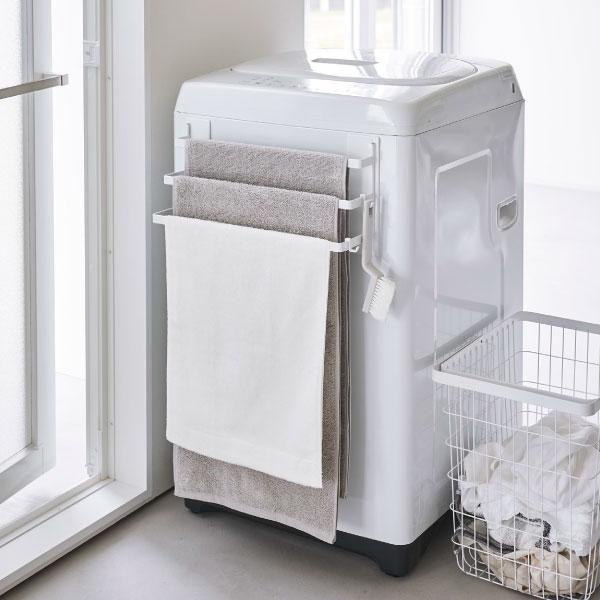 tower タオルハンガー おしゃれ 壁付け 洗面所 タオル掛け 壁傷付け