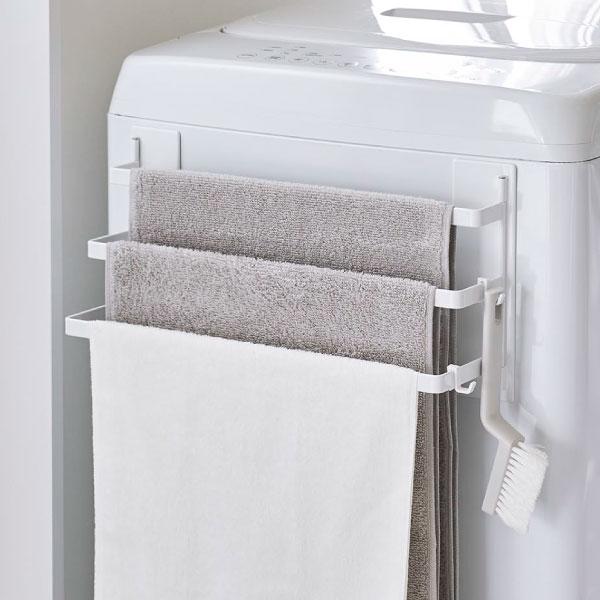 tower タオルハンガー おしゃれ 壁付け 洗面所 タオル掛け 壁傷付け