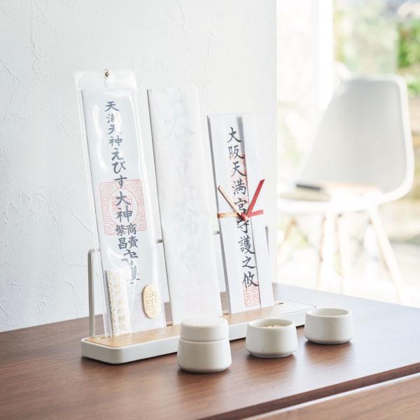 tower 神具セット おしゃれ 水玉 皿 陶器 白 ホワイト タワーシリーズ