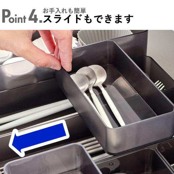 tower カトラリーケース おしゃれ スタッキング キッチン 2個入り