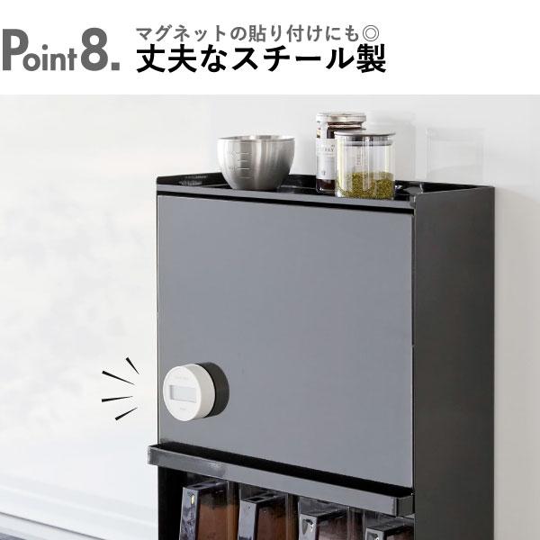 tower 調味料ラック おしゃれ スリム 2段 スパイスラック