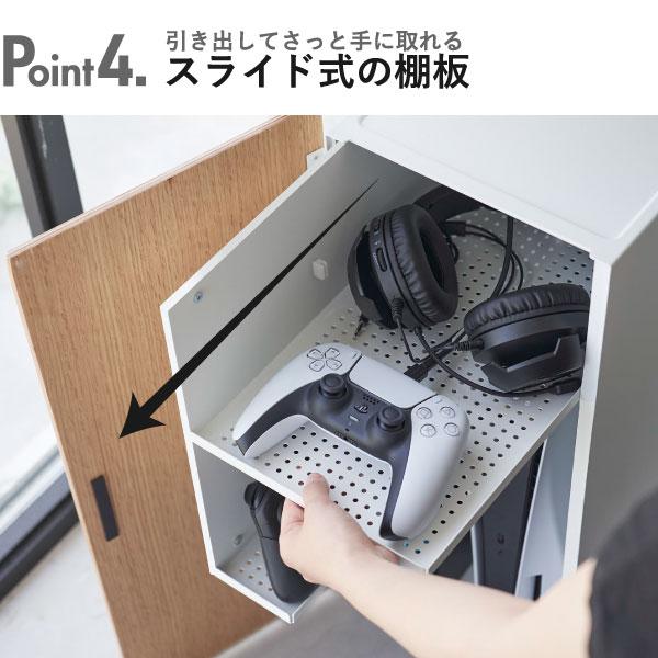 tower ゲームラック おしゃれ PS5 ゲーム収納ラック コントローラー