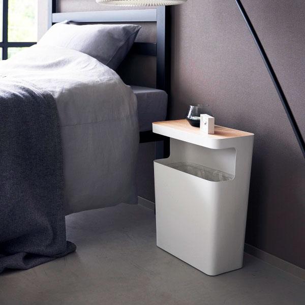 RIN（山崎実業） ゴミ箱 ダストボックス おしゃれ スリム 蓋付き 10