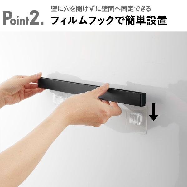 tower シェーバーホルダー おしゃれ 浮かせる 洗面小物 収納ラック