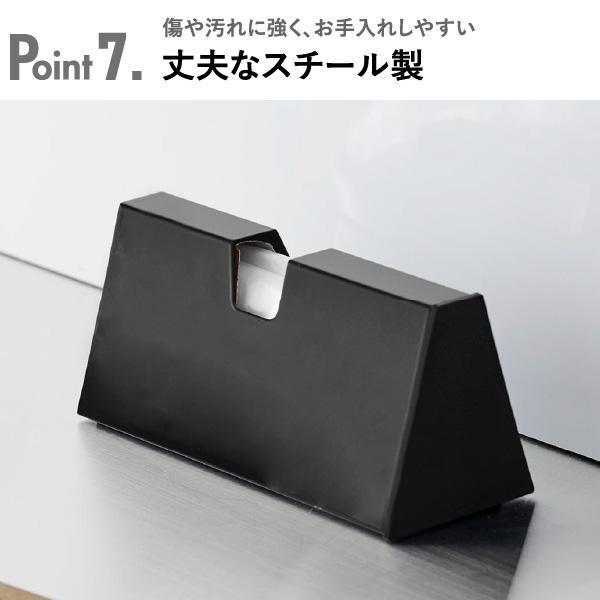 tower ポリ袋ホルダー おしゃれ ビニール袋 収納ケース 詰め替え 三角