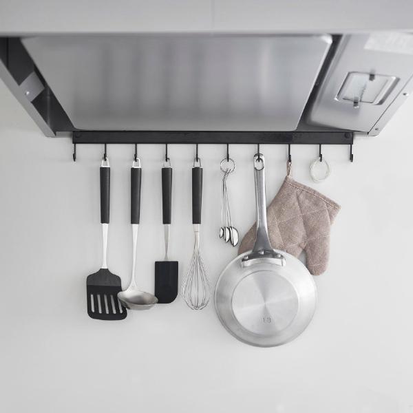 tower キッチンツールフック おしゃれ 調理器具収納 スリム レンジ下