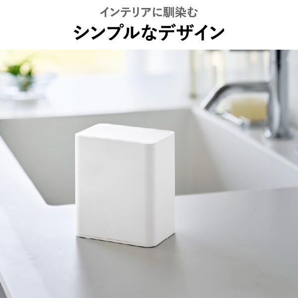 tower 綿棒ケース 綿棒入れ おしゃれ プッシュ式 ワンタッチ ワン