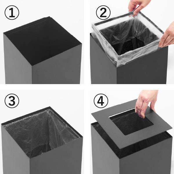 tower ゴミ箱 おしゃれ ごみ箱 ダストボックス スリム キッチン 袋が