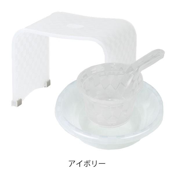 センコー バスチェアセット アクリル クリア おしゃれ バスチェアー お