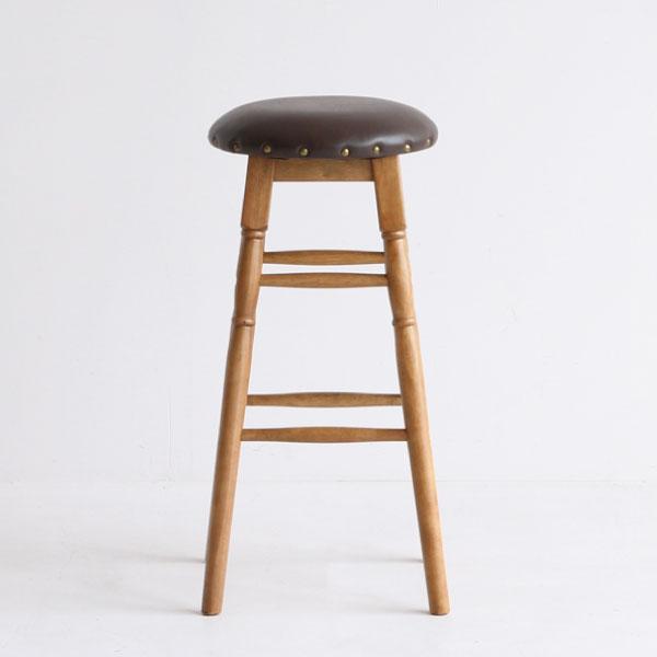 ICHIBA（市場） カウンターチェア 木製 北欧 座面高63.5cm ハイ