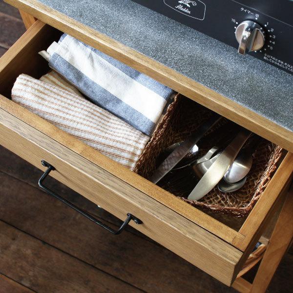 最終セール❗Rasicキッチンワゴン キャスター付き ICHIBA キッチンワゴン キャスター付き おしゃれ 木製 2段