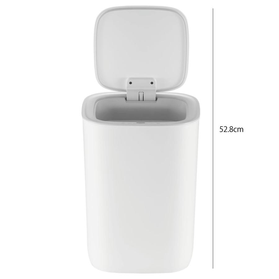 ゴミ箱 正規販売店 自動開閉 ふた付き 年保証 おしゃれ EKO モランディ プラスチックセンサービン 12L ホワイト