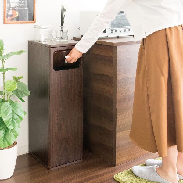 スタンド ダストボックス ブラウン ゴミ箱 スイング式 木目調 45L新品同様 楽天市場】ダストボックス 45L 大型 プッシュ式 ゴミ箱 スイング