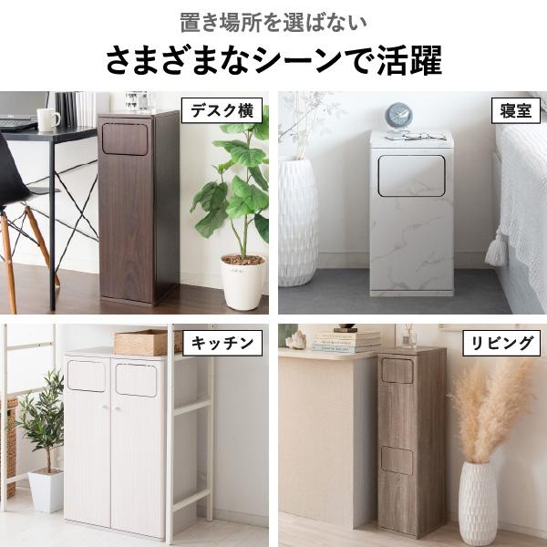 宮武製作所 ゴミ箱 おしゃれ スリム 縦型 ダストボックス ふた付き