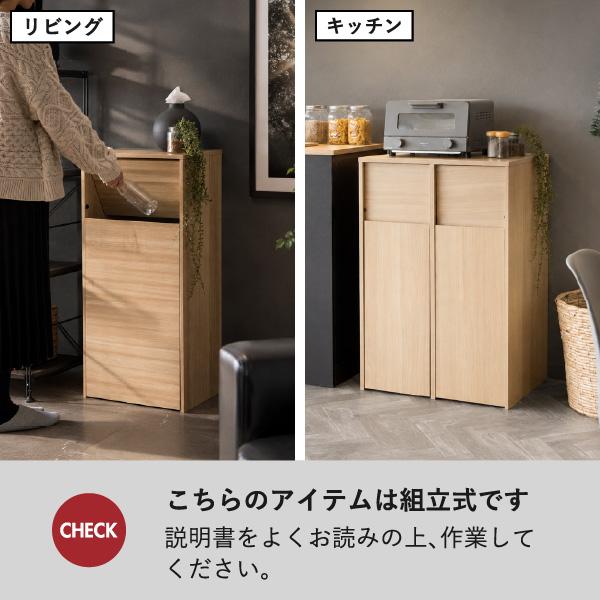 宮武製作所 ゴミ箱 おしゃれ フロントオープン キッチン スリム フタ