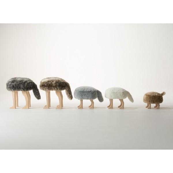 匠工芸 スツール アニマル 動物 木製 おしゃれ 椅子 オットマン 収納