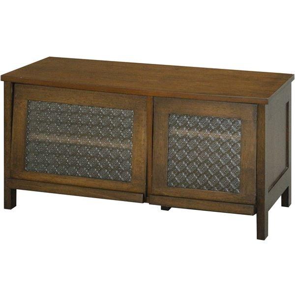 ギフト 幅86cm レトロ調テレビ台 テレビボード Tv台 ローボード 雑誌等も立て掛け可 懐かしい雰囲気のtvボード 木製 完成品 ガラス扉付き テレビ台 キャビネット Www Mysecondjobmama Com