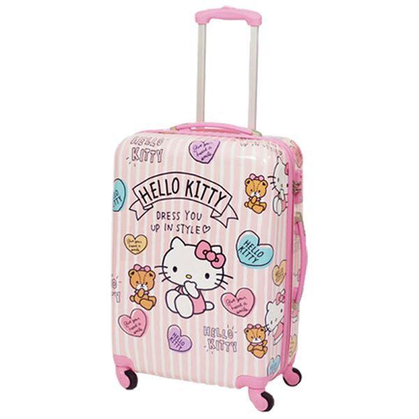 もらって嬉しい出産祝い ハローキティ イラストがキュートで 旅のわくわくも倍増 スーツケース ピンク M ビジネスバッグ Savannah Osc Com