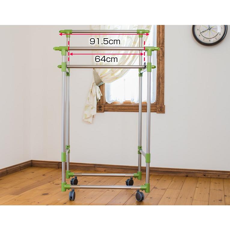 室内物干し台 Kilala 600 800 きらら 中型 奥行き60cm 横幅80cm 室内 屋外 錆びない 多機能物干し ベランダ おしゃれ キャスター 便利 部屋干し Kilala600 800 物干し専門店きらら 通販 Yahoo ショッピング