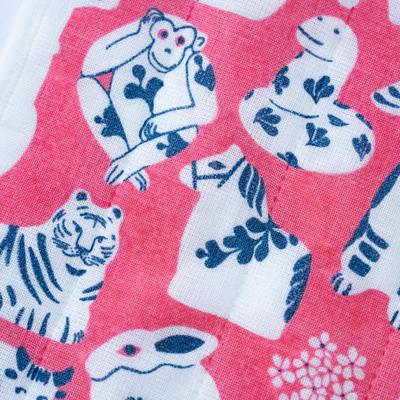 Lisa Larson（リサラーソン） 蚊帳生地ふきん ふきん 干支づくし 桃