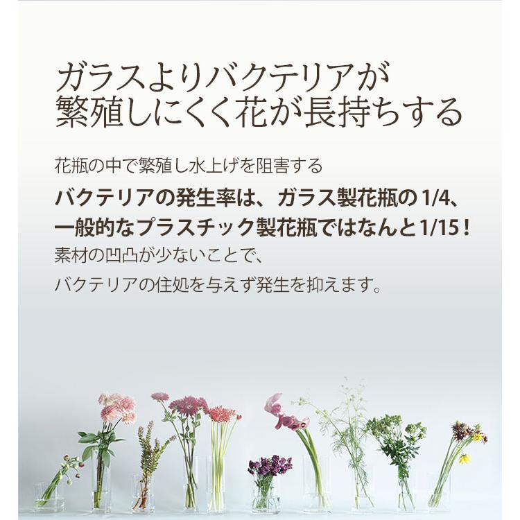 倒れず飾れる枝ものスタンド｜standard｜角｜丸｜ポリカーボネート花瓶