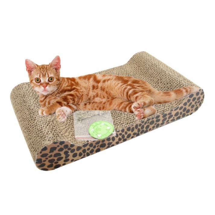 猫 爪とぎ 爪みがき ヒョウ柄 ベッド ソファ おしゃれ ダンボール つめとぎマット Y字型 猫が爪とぎしたくなる 猫用 A002 Mono Life 通販 Yahoo ショッピング