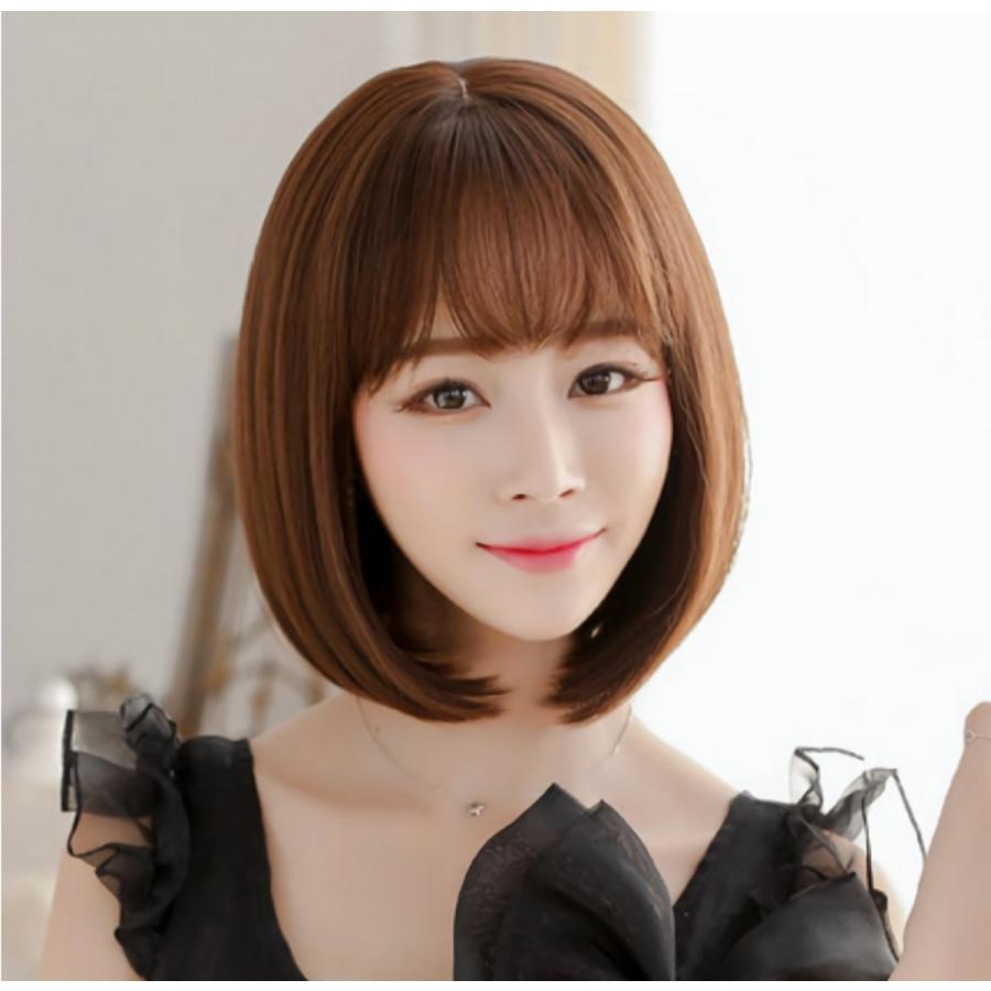 ウィッグ レディース フルウィッグ ショート ボブ お嬢さま モテヘア ミディアム ネット付 茶 ブラウン Cp 0708 01 Mono Life 通販 Yahoo ショッピング