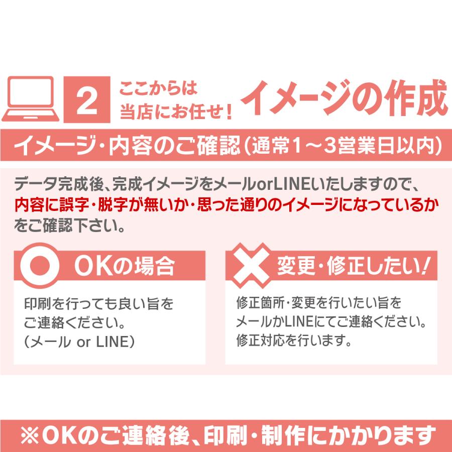 丸い スマイル 名刺 名刺印刷 名刺作成 作成 両面印刷 おしゃれ かわいい オリジナル デザイン ショップカード 丸 個性 プライベート 女性 インボイス対応｜monolike｜13