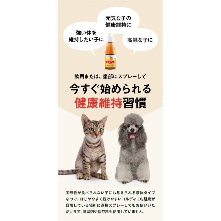 犬 猫 うさぎ ペット サプリ 犬用サプリメント 猫用 シニア 健康維持 免疫力 液体 エキス 国産 冬虫夏草 ＜コルディEX100ml＞｜monolith-net｜09