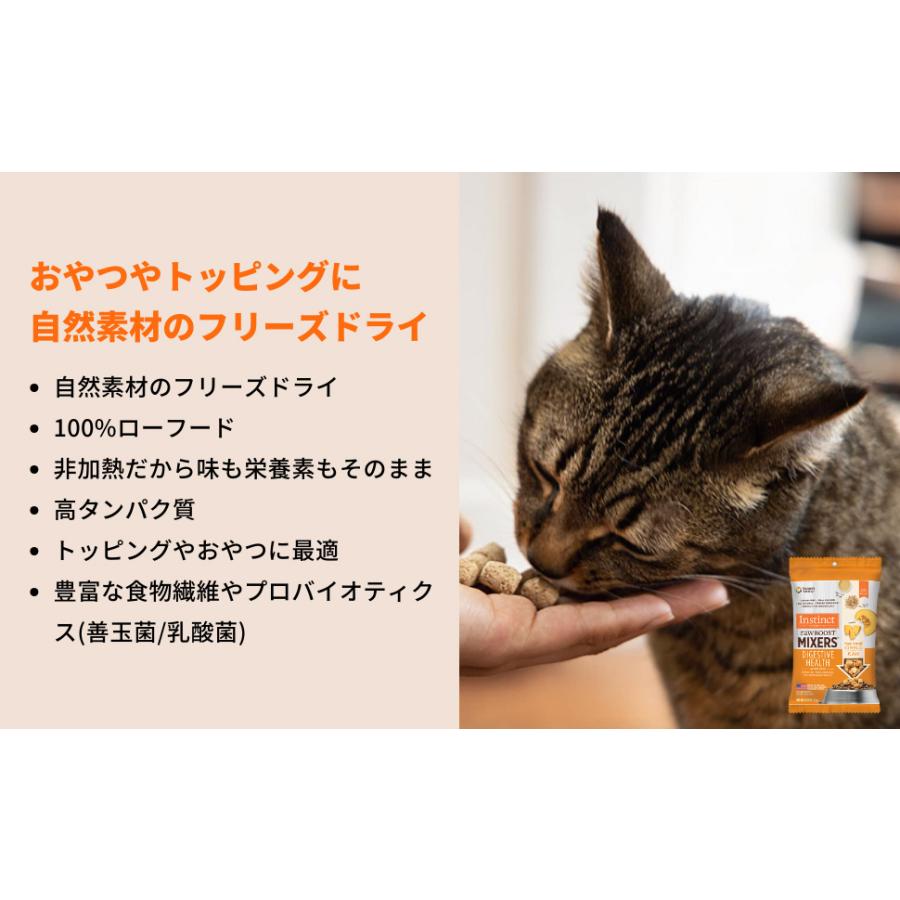 キャットフード おやつ トッピング フリーズドライ Instinct インスティンクト ミキサー ダイジェスティブヘルス 156g 正規品 猫用 消化器サポート チキン 爆買 |  | 01