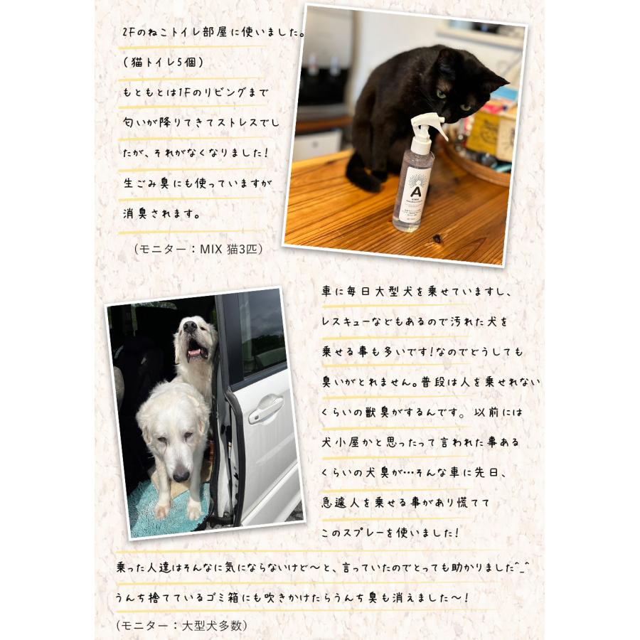消臭スプレー 光触媒 ペット 犬 猫 いぬ ねこ イヌ ネコ 部屋 衣類 おしっこ 除菌スプレー 200ml 抗菌 防カビ 防汚れ 消臭 ウイルス アンモニア 花粉 PM2.5 |  | 12